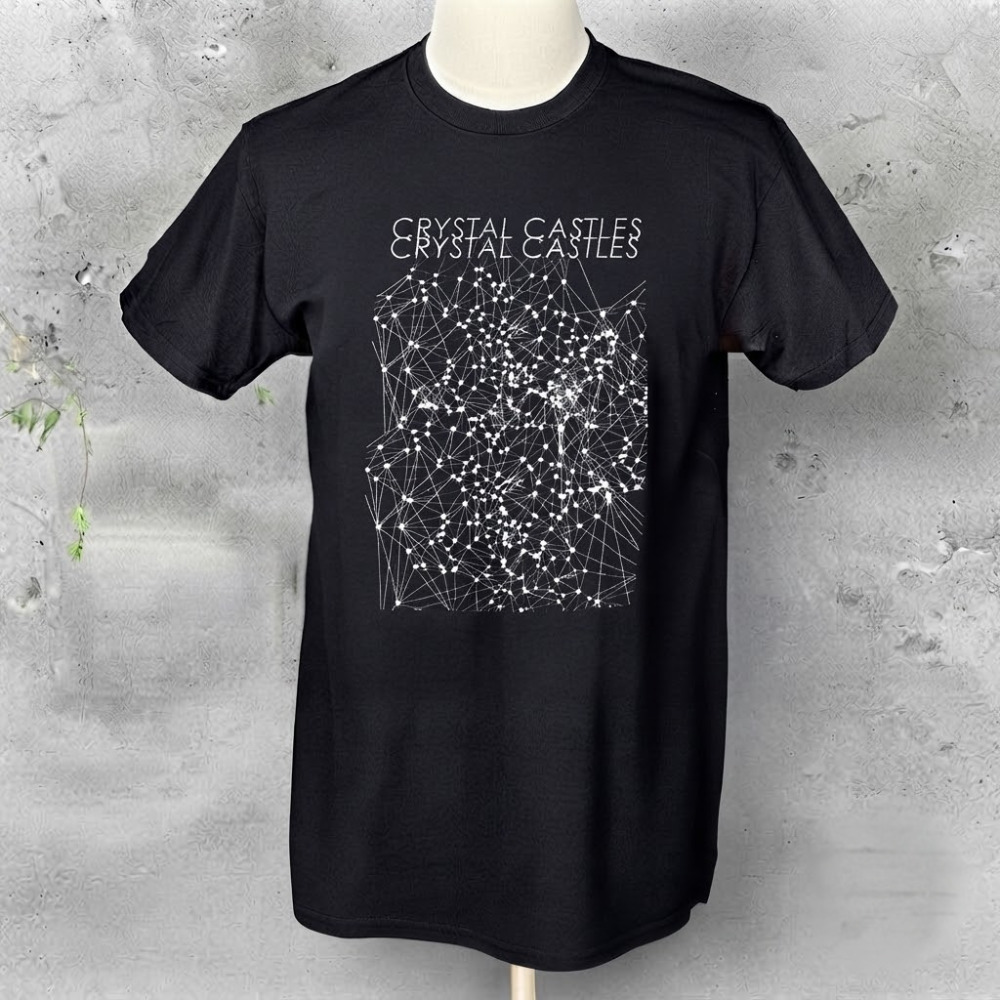 Crystal Castles Constellation Network Electronic Music Band Vintage T-Shirt
